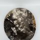 Medium petrified wood dish or pocket emptier, predominantly gray 1137