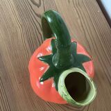 Pichet en barbotine citrouille