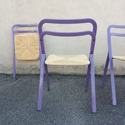 Set of 4 vintage Italian folding chairs by Giorgio Cattelan for Cidue, 1970s