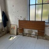 Metal and wicker headhead 50s