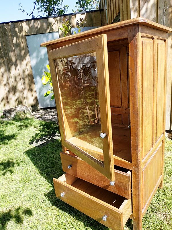 TV furniture with glass window