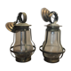 Ancient brass lanterns