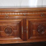 Ancient buffet on marble