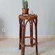 Vintage rattan high stool 60s/70s