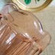 Vintage rosaline pink glass vase