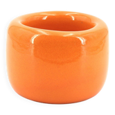 Pot en céramique orange vintage
