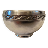 Silver metal bowl