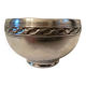 Silver metal bowl