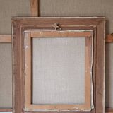 Oil on canvas: woman reading in an armchair, French school mid-20th century.