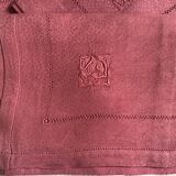 Set de 3 serviettes roses