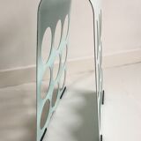 Door green bottles of water