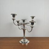 Original silver-plated candlestick with twisted arm, 1980