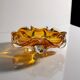 Amber colored Murano Vide Poche - 1970s