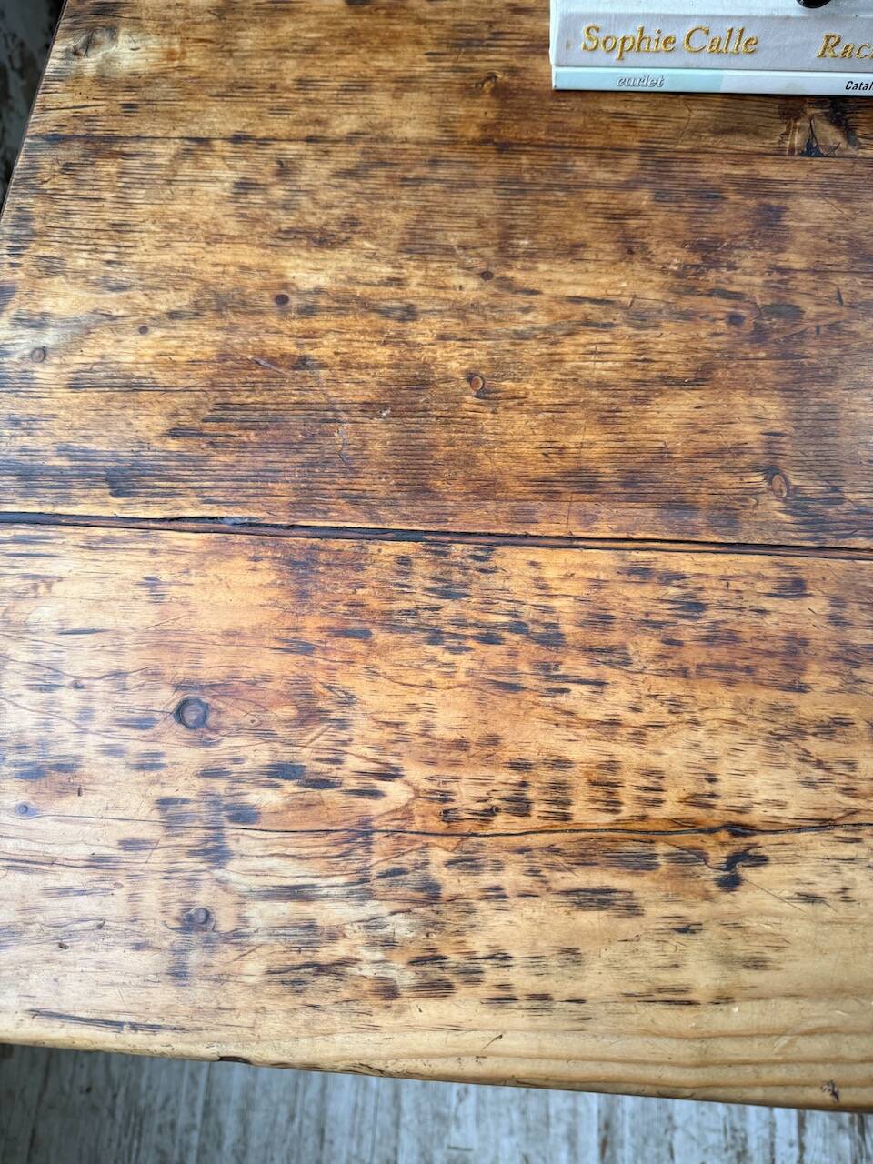 Monastery-style farmhouse table, pine, 210cm