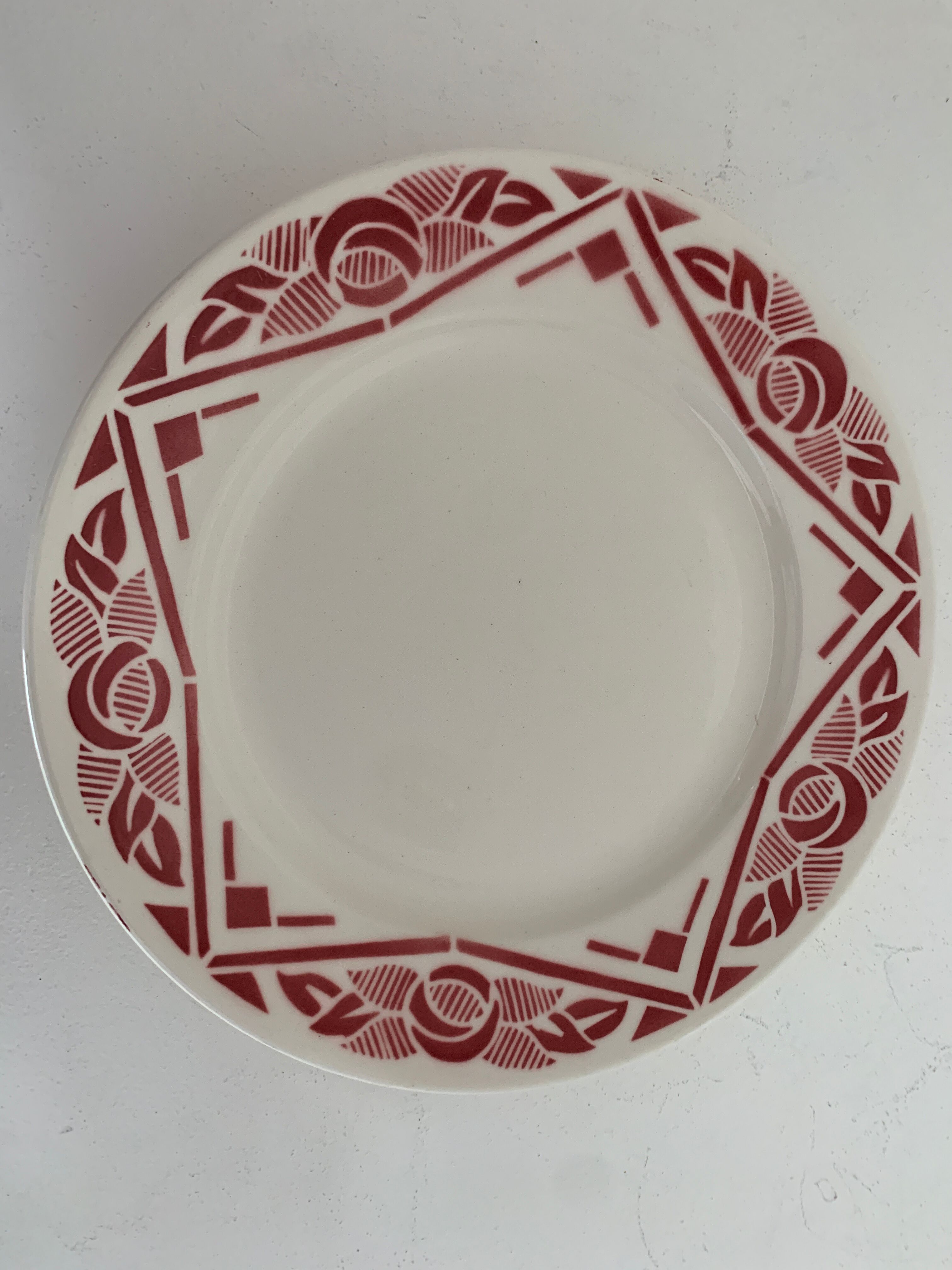 7 Badonviller plates, Marcel model, 1900