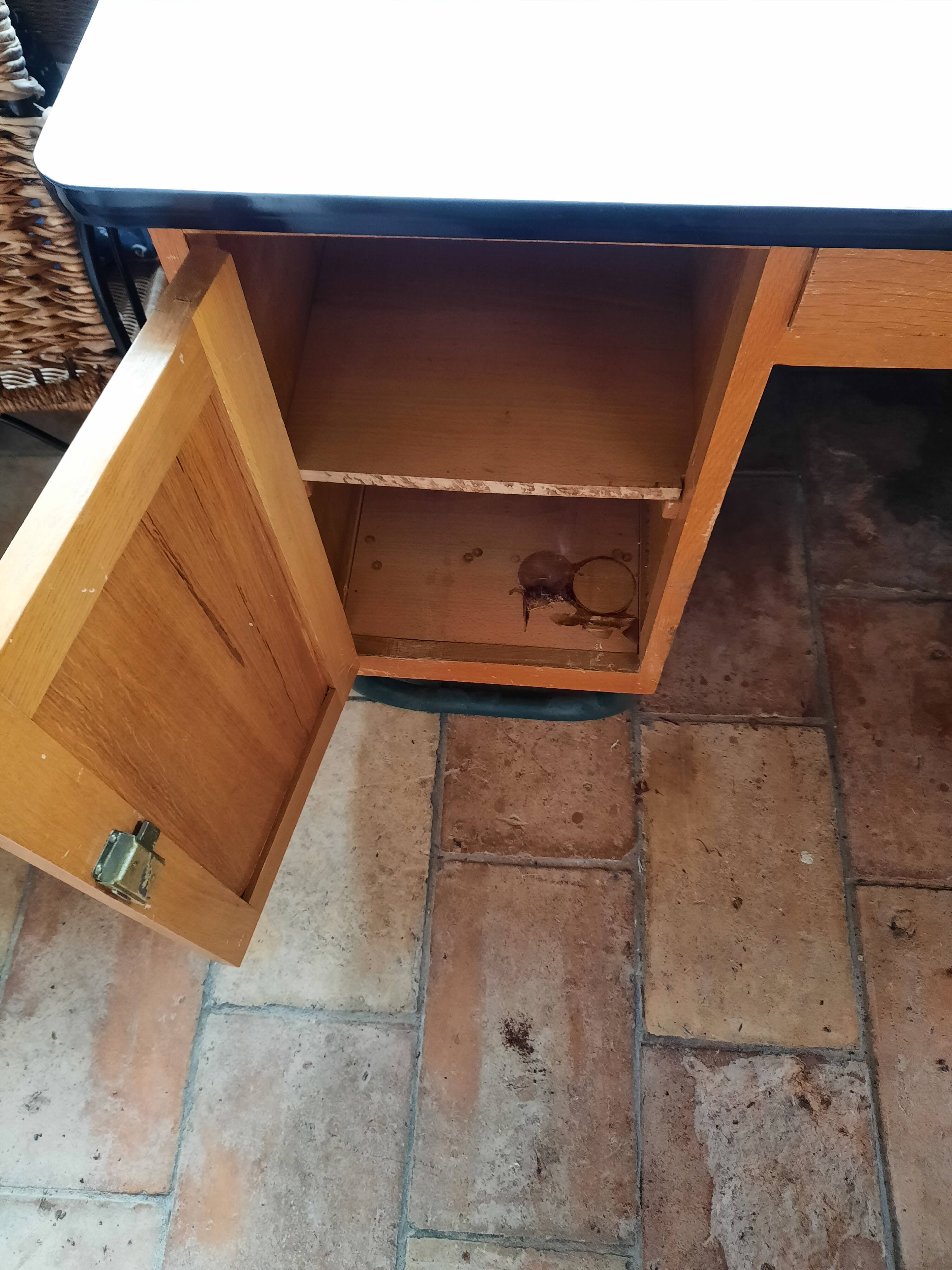 Schoolmaster's desk from the 50s and 60s