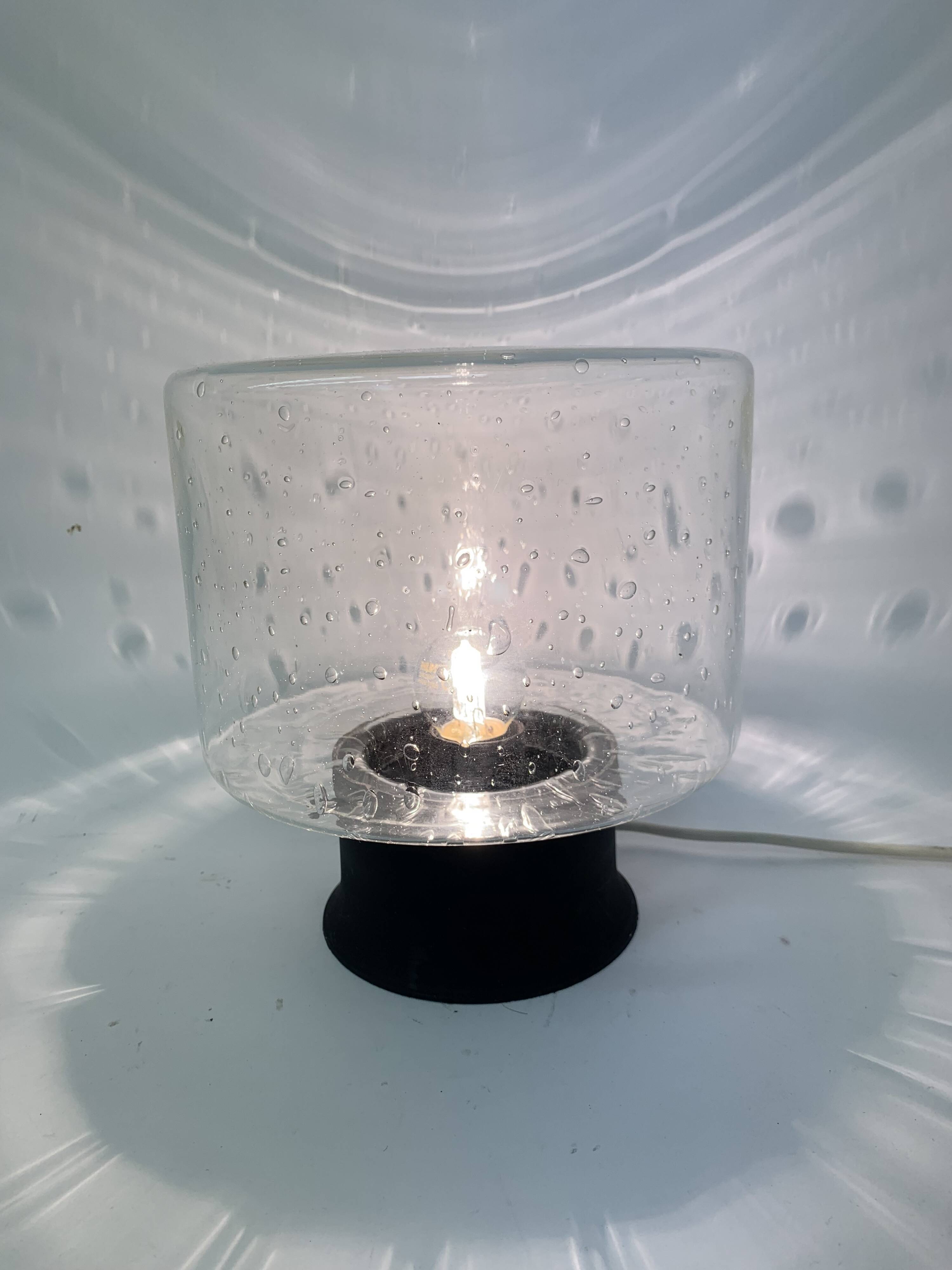 Mid-century design glass ceiling lamp, 1960’s