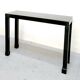 Console table in green lacquer 6 French work from the 70s in the style of Maison Jansen