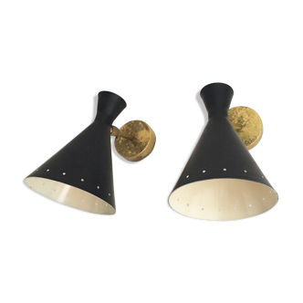 Pair of Italian sconces from the 1950s