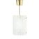 Mid-Century Crystal Glass & Brass Ceiling Light by Carl Fagerlund, 1960s
