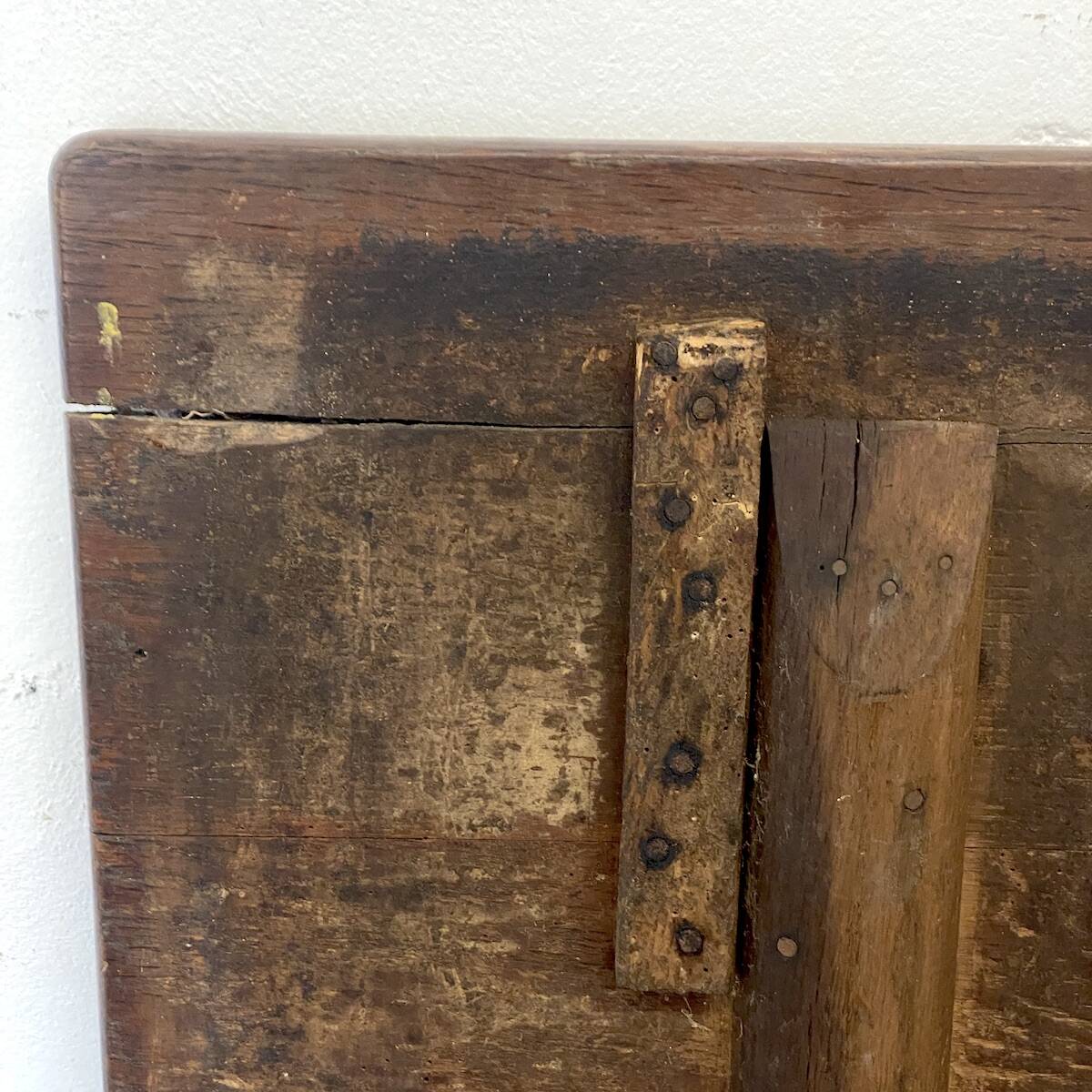 19th century solid oak chest