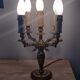 Lampe chandelier en bronze