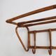 1960s Czechoslovak Rattan Wall Coat & Hat Rack, ÚLUV
