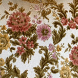 Vintage armchair floral fabric