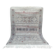 Handwoven Kilim rug made of camel wool, silk, and cactus – blue