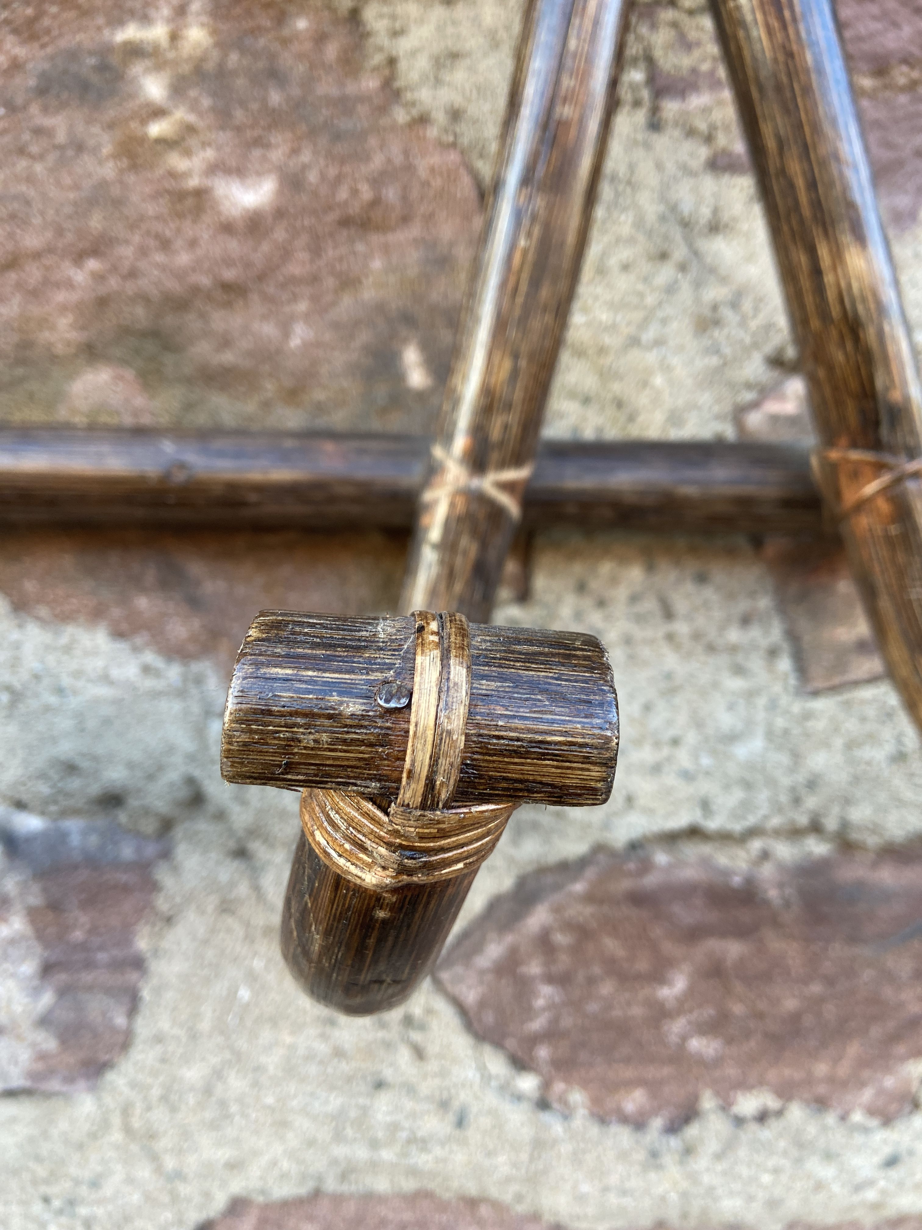 Coat rack bentwood hook style faux bamboo