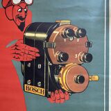 Original poster "Der Neue Bosch Magnet" Camera, Devil 47x66cm 1911