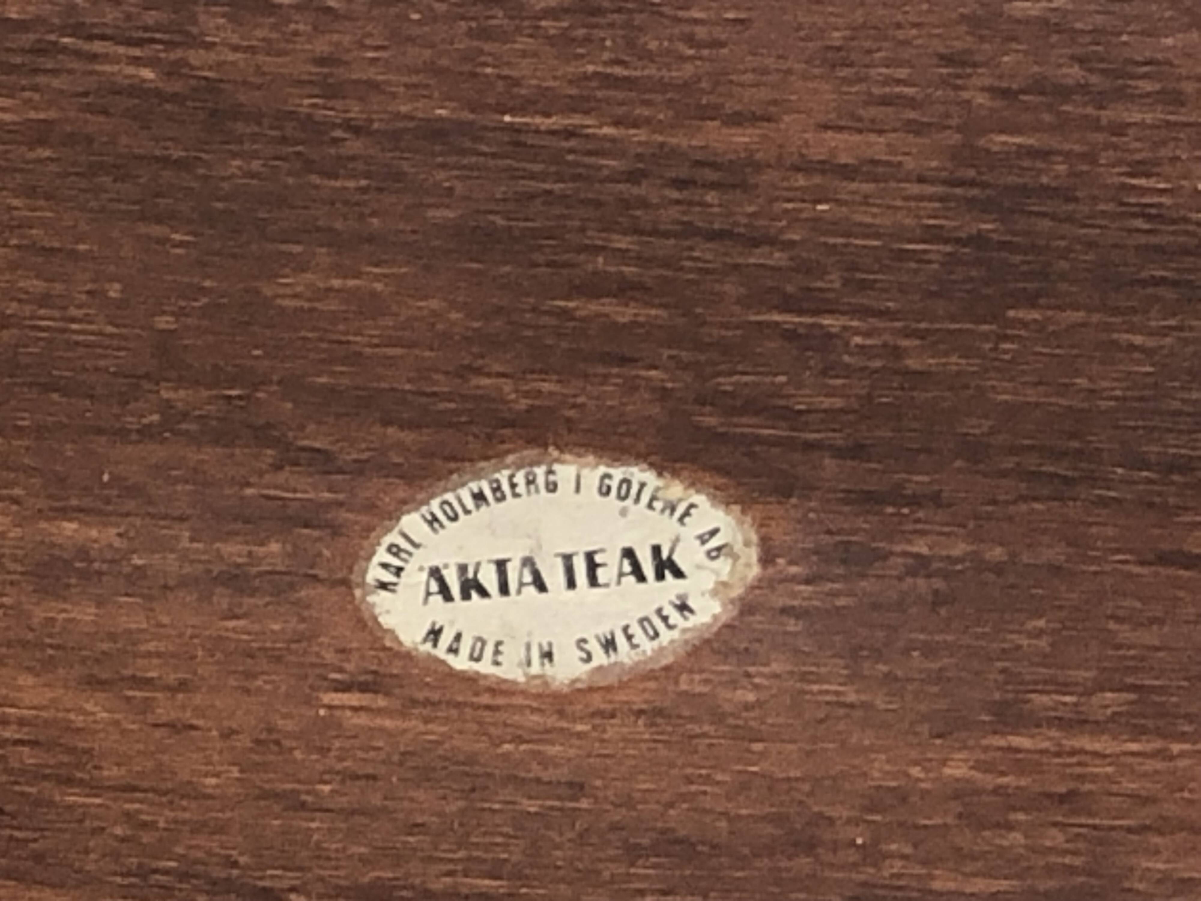 Vintage teak tray, Scandinavian design