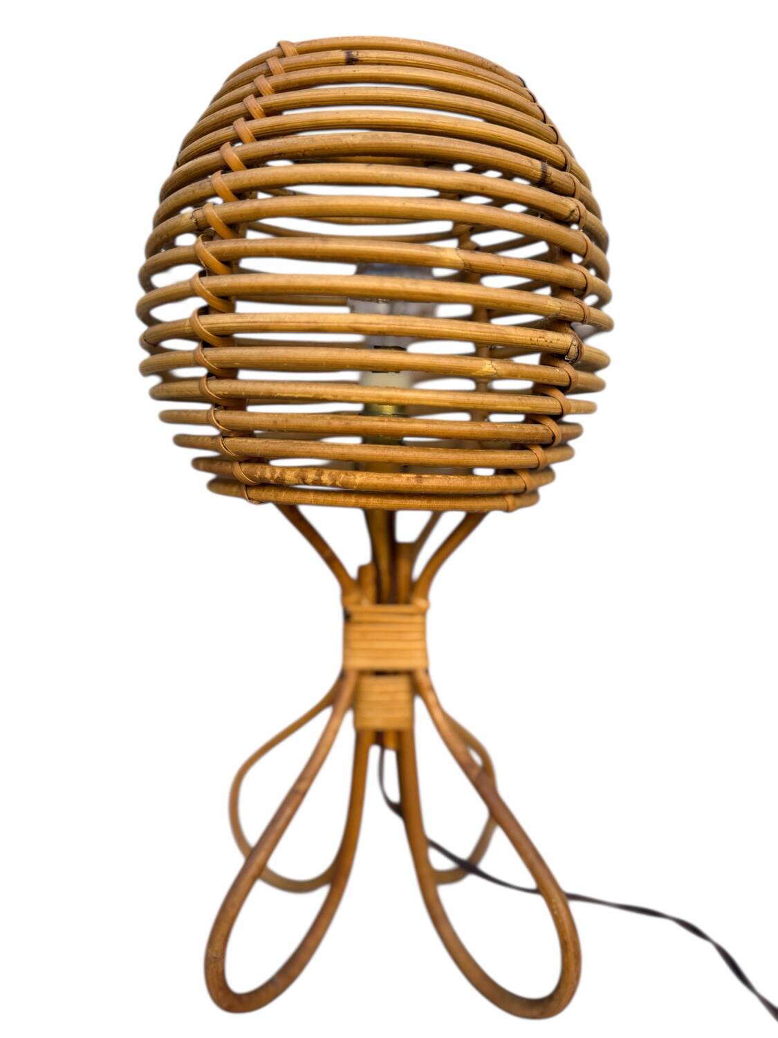 Pair of lamps in Roitn style Louis Sognot 60s