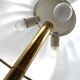 Mushroom Murano blown Glass Table Lamp, Fabbian Italy, 1970s