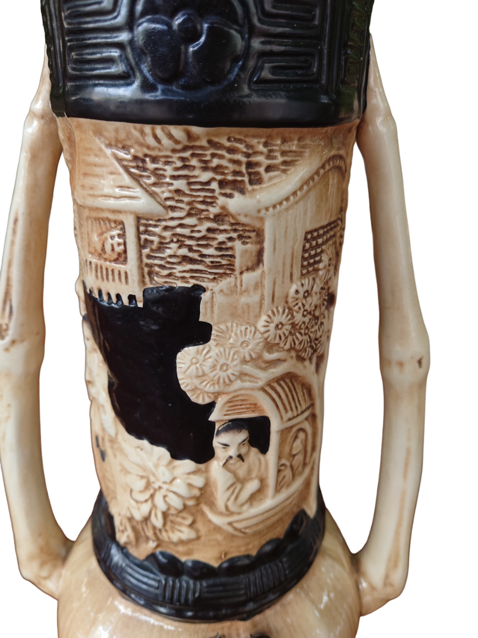 Vase en poterie d'art Bretby