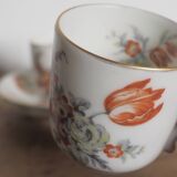 Lot of 2 coffee cups with plates
