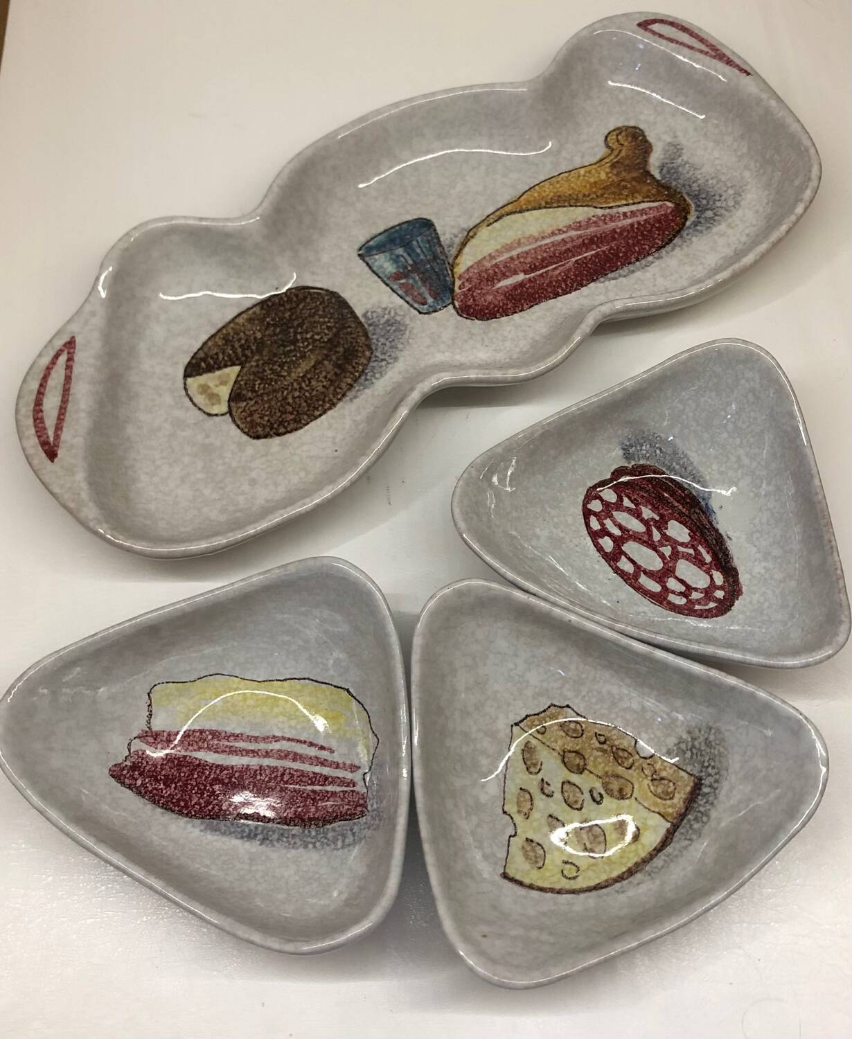 Ensemble de plats puzzle par Raymor italy