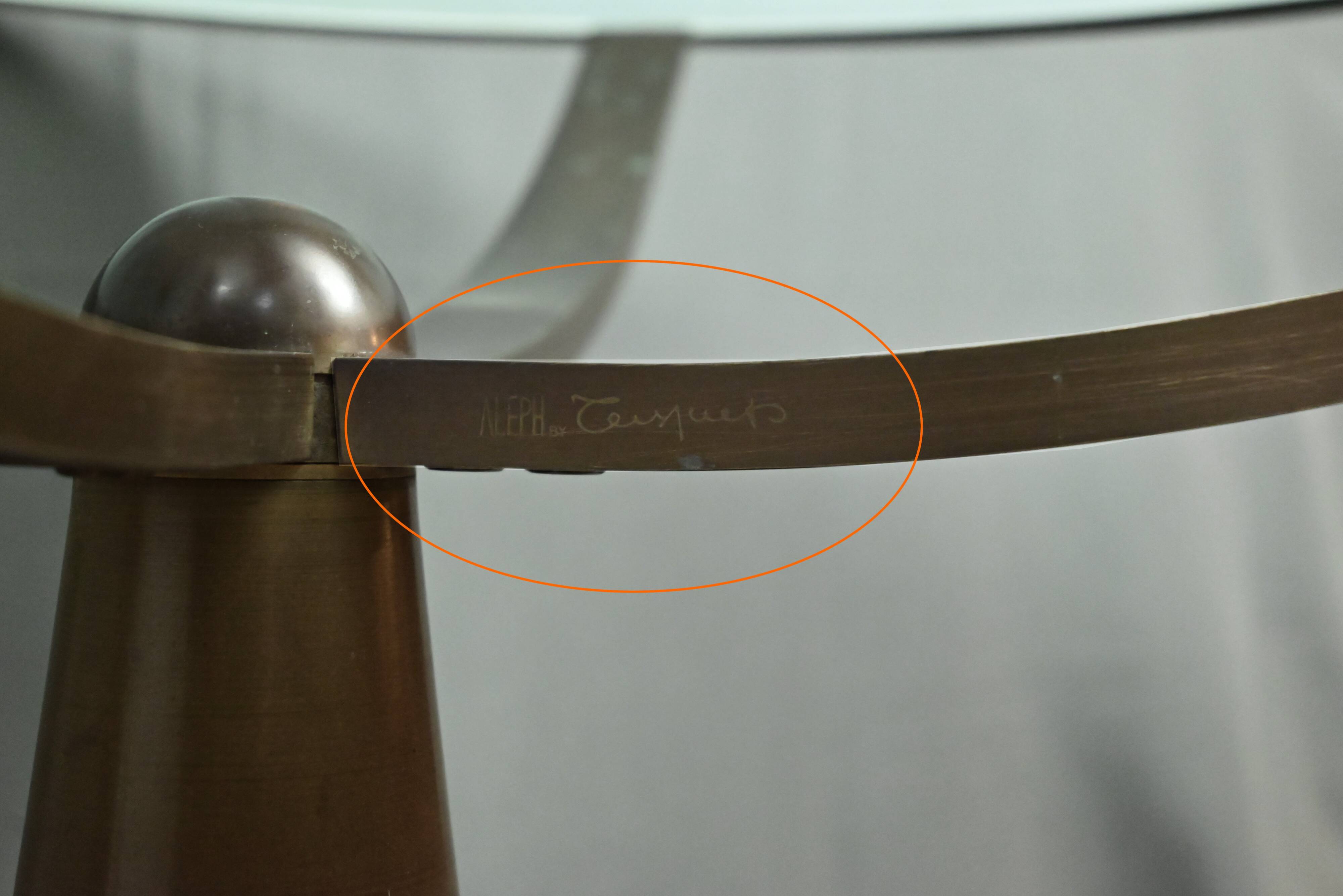Astrolabe Table by Oscar Tusquets, Aleph Collection, Driade Edition – 1988