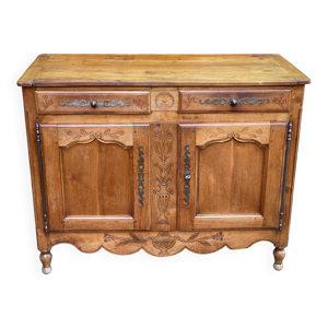 Buffet Louis XV en noyer - clair