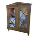 2-door patinated mirrored wardrobe