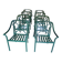 Aluminum garden chairs made in usa 1970
