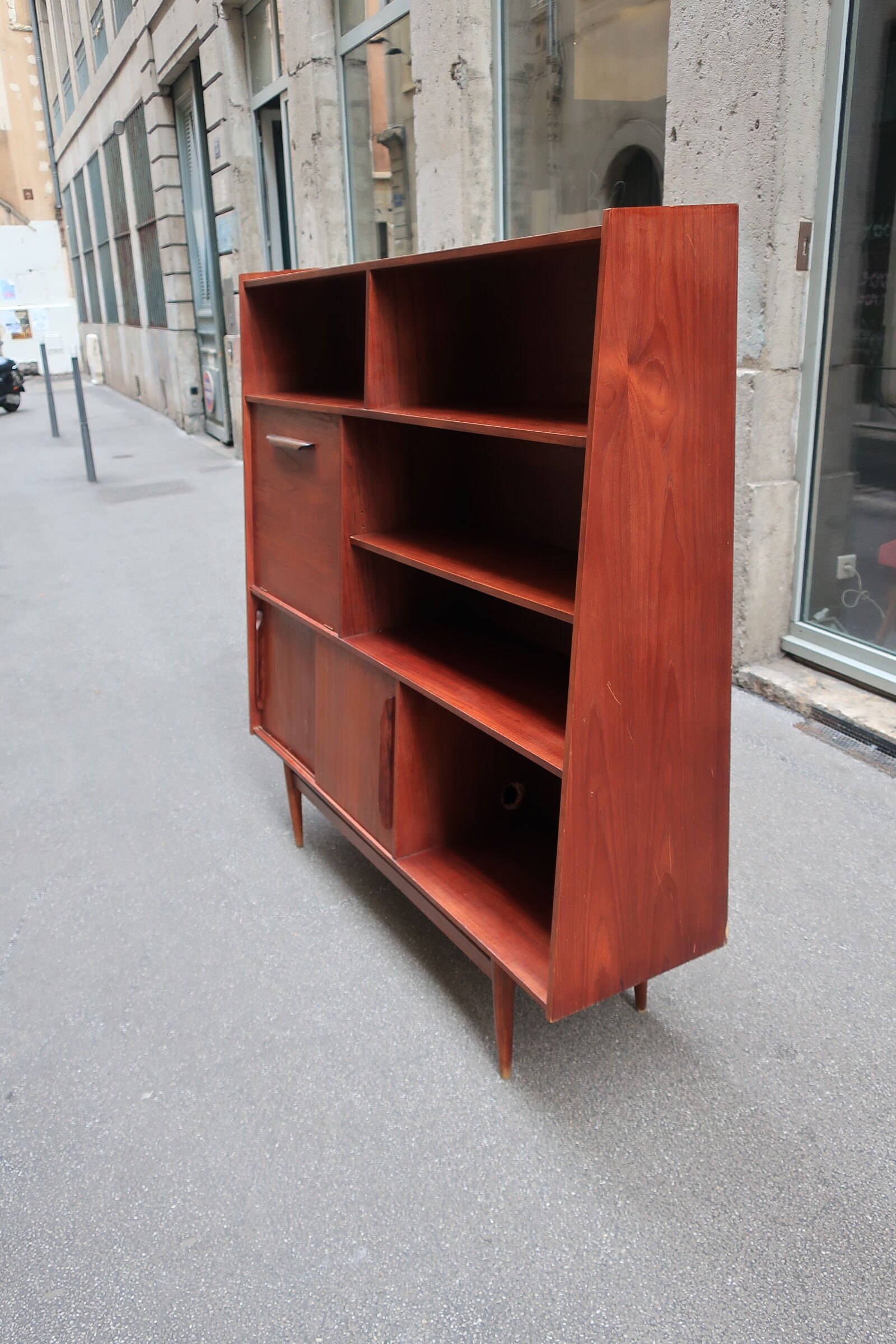 1960s teak bookcase 70