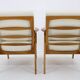 1970s Pair of Restored Armchairs by Drevotvar, Czechoslovakia