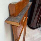 Biedermeier Cherry Wall Mirror with Brass Decor, South Germany, 1820s