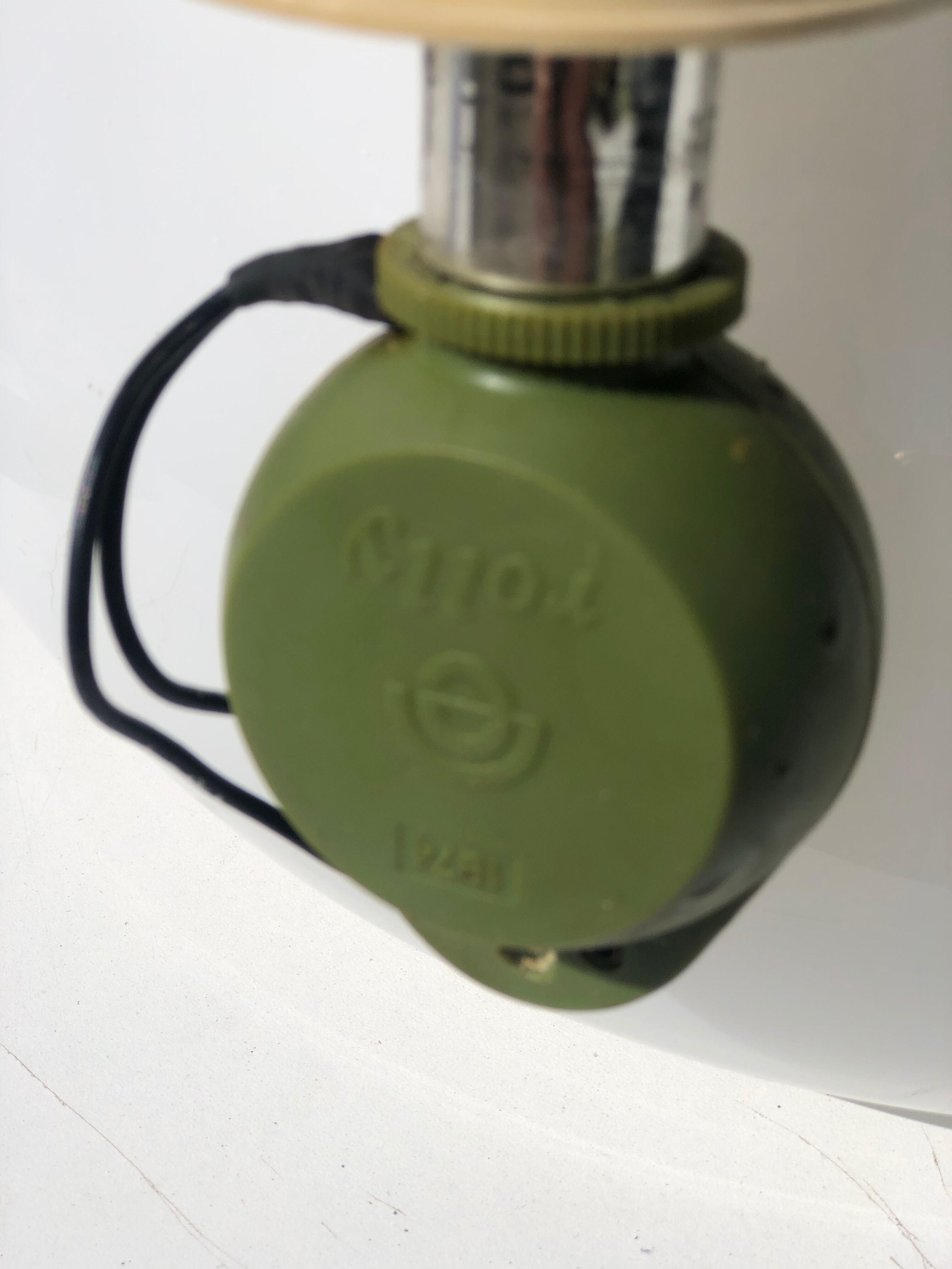 Vintage pendant lamp with Rolly system