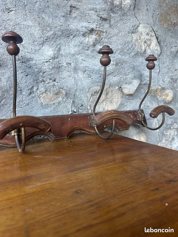 Portemanteau ancien 5 patères