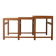 Elegant set of three nesting tables made of teak
