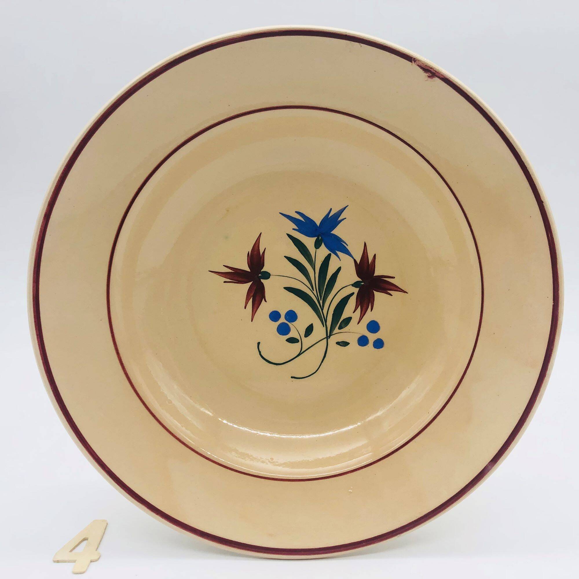 6 K&G Lunéville Soup Plates, "Denise" Model