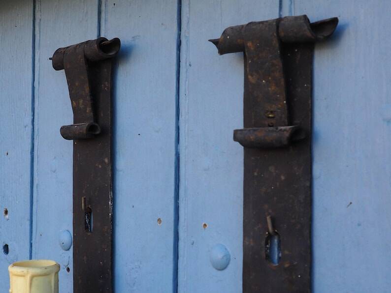 Forged Iron Castle Wall Lights: French Salvaged Sconces, Medieval Style