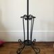 Wrought iron coat rack